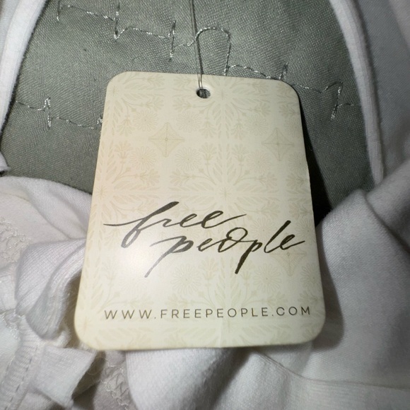 Free People Halter Top White Draped Handkerchief Hem Sold at Revolve. Size XL - Picture 5 of 11